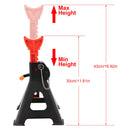 SUPORTE CAVALETE PARA CARRO Safety  Jack Standards 3 Ton/6613 lbs Jack Stands