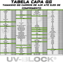 Capa Carro Impermeável Protege Sol Chuva Poeira P M G UV-BLOCK 100% Anti-Uv Sem Forro