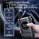 Mini Compressor de Ar Portatil Recarregavél Digital USB Calibrador Pneu