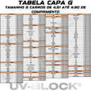 Capa Carro Impermeável Protege Sol Chuva Poeira P M G UV-BLOCK 100% Anti-Uv Sem Forro