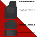 Tapete Automotivo Universal Todas Marcas e Modelos Versátil Borracha 5 peças