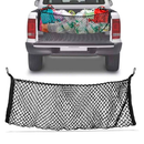 Rede Caçamba Organizadora Carga Universal 130 X 65cm Compatível Hilux Frontier L200 Ranger Toro S10