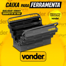 Caixa de Ferramentas 7 Gavetas Vonder 50 Cm Profissional Metálica Vonder Sanfonada Reforçada Cabo