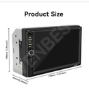 Central Multimídia Universal 2 Din Mp5 Espelhamento Android Ios Bluetooth Som Automotivo