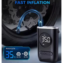Mini Compressor de Ar Portatil Recarregavél Digital USB Calibrador Pneu