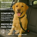 Cinto de Segurança para Pet Ajustável Cachorro Cão Gato Animais de Estimação Proteção para Viagem