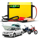 Carregador de Bateria para Carro e Moto 12V 2A-3A Portátil Automotivo KA-1218 Automático