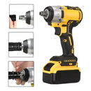 Chave de Impacto Profissional Bateria 48V de Litio recarregável portátil parafusadeira de impacto torque - Bivolt