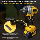 Chave de Impacto Profissional Bateria 48V de Litio recarregável portátil parafusadeira de impacto torque - Bivolt
