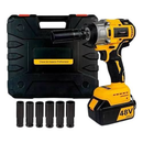 Chave de Impacto Profissional Bateria 48V de Litio recarregável portátil parafusadeira de impacto torque - Bivolt