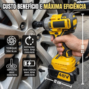 Chave de Impacto Profissional Bateria 48V de Litio recarregável portátil parafusadeira de impacto torque - Bivolt