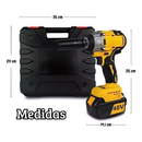Chave de Impacto Profissional Bateria 48V de Litio recarregável portátil parafusadeira de impacto torque - Bivolt