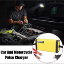 Carregador de Bateria para Carro e Moto 12V 2A-3A Portátil Automotivo KA-1218 Automático