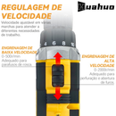 Furadeira Parafusadeira 26V/18V/12V Baterias Sem Fio Impacto Com Maleta Completo Broca Caixa de papelão Maleta Bivolt~