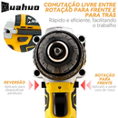 Furadeira Parafusadeira 26V/18V/12V Baterias Sem Fio Impacto Com Maleta Completo Broca Caixa de papelão Maleta Bivolt~
