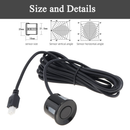 Sensor De Estacionamento Com Cabo De 2,5 M Para Kit De Sensores De 22 Mm Sistema Reverso De Monitor