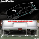 Sensor De Estacionamento Com Cabo De 2,5 M Para Kit De Sensores De 22 Mm Sistema Reverso De Monitor