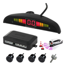 Kit Sensor De Estacionamento Ré 4 Sensores Display 22mm Universal Para Carro