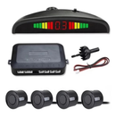Kit Sensor De Estacionamento Ré 4 Sensores Display 22mm Universal Para Carro