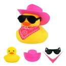 Pato De Borracha Amarela Decoração De Carro Chapéu De Cowboy Fofo Duckies Ornamentos De Interiores Acessórios De Casa H5p TIMEKEY Anel De Verão Ornamento