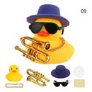 Pato De Borracha Amarela Decoração De Carro Chapéu De Cowboy Fofo Duckies Ornamentos De Interiores Acessórios De Casa H5p TIMEKEY Anel De Verão Ornamento