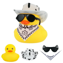 Pato De Borracha Amarela Decoração De Carro Chapéu De Cowboy Fofo Duckies Ornamentos De Interiores Acessórios De Casa H5p TIMEKEY Anel De Verão Ornamento