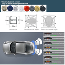 Kit Sensor De Estacionamento Ré 4 Sensores Display 22mm Universal Para Carro