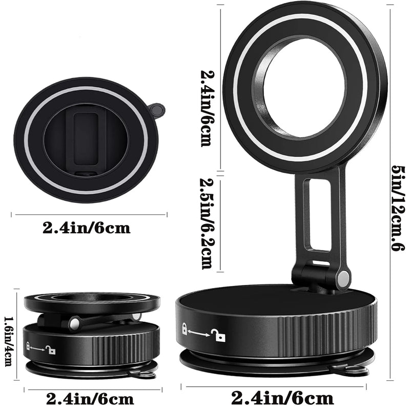 suporte de celular 360° magnetico