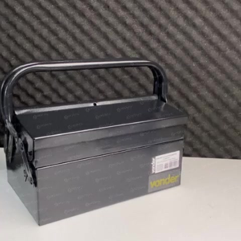 Caixa de Ferramentas 7 Gavetas Vonder 50 Cm Profissional Metálica Vonder Sanfonada Reforçada Cabo