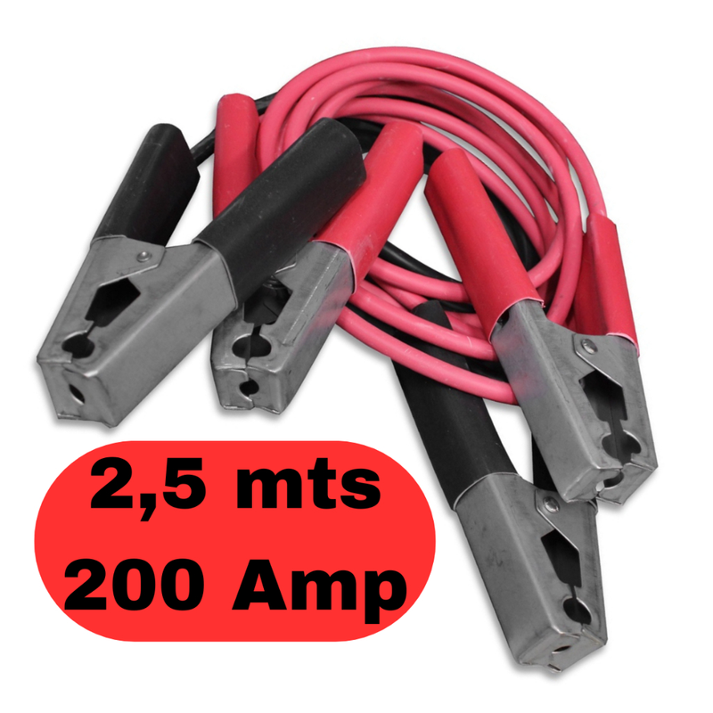 Cabo de Transferência Para Chupeta Carga de Bateria Para Carro Veículos Com 2,5m 200amp 12V
