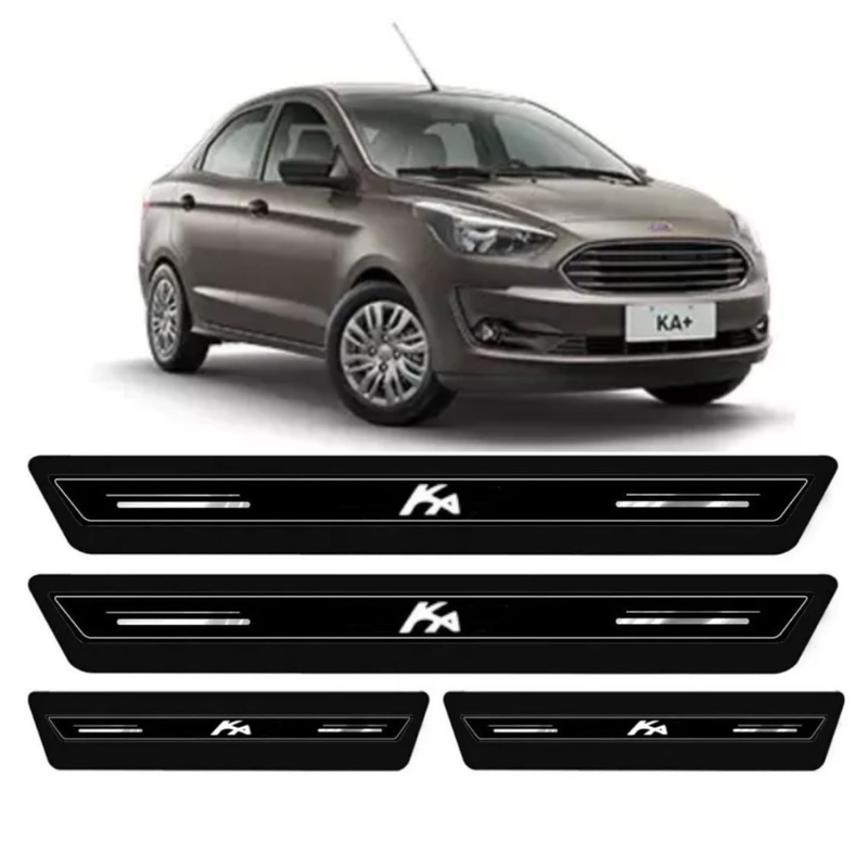 Soleira Resinada Proteção Porta 4 Portas 8 Peças - Promoção