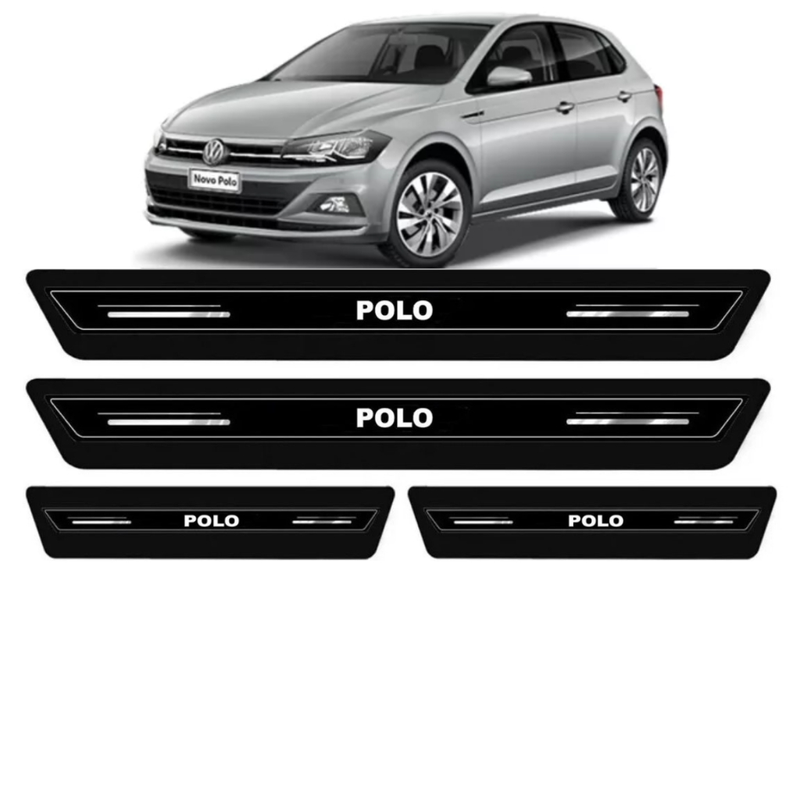 Soleira Resinada Proteção Porta 4 Portas 8 Peças - Promoção