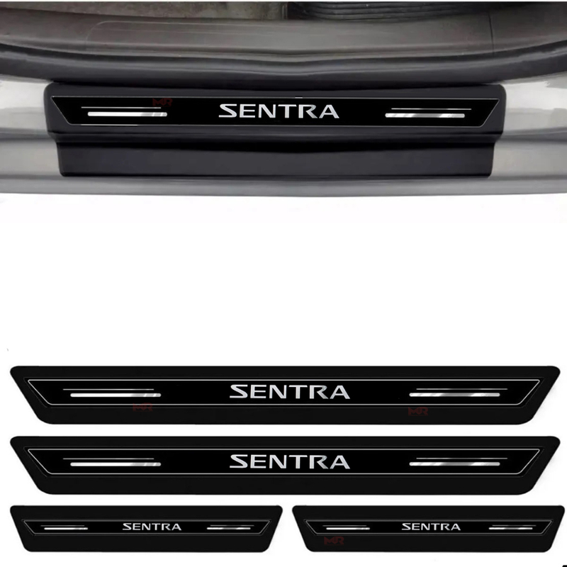 Soleira Resinada Proteção Porta 4 Portas 8 Peças - Promoção