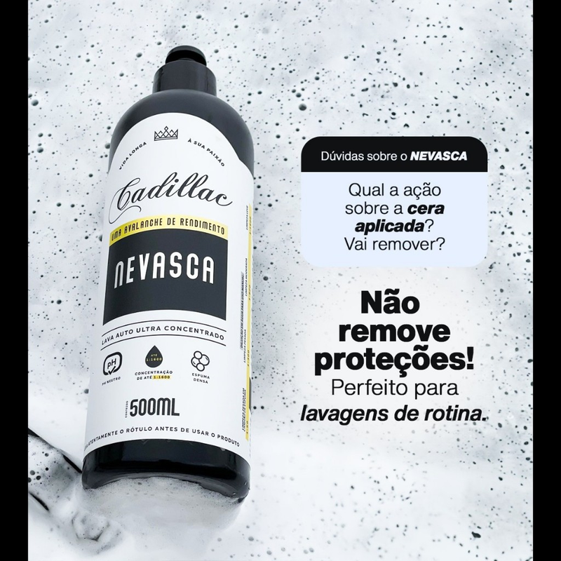 SHampoo Cadillac Nevasca Concentrado 500ml