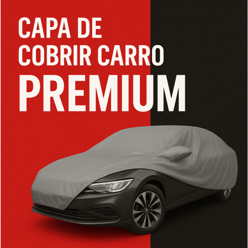 Capa Cobrir Carro Grossa Forrada Impermeável Proteção Sol e Chuva