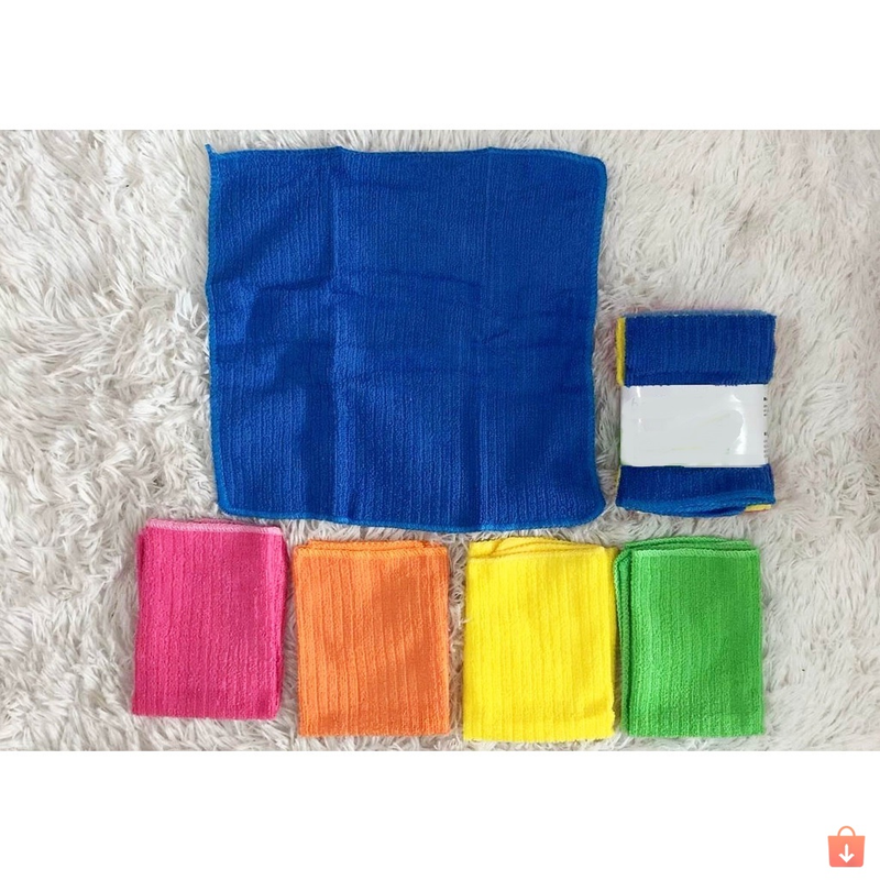 Panos Microfibra - Kit Com 5 Peças limpa carro e casa