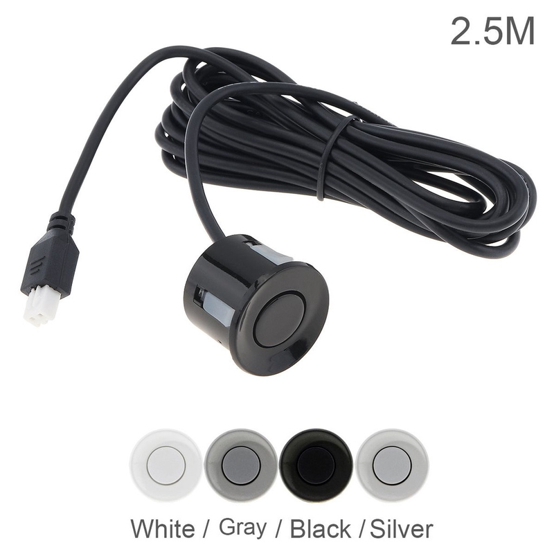 Sensor De Estacionamento Com Cabo De 2,5 M Para Kit De Sensores De 22 Mm Sistema Reverso De Monitor