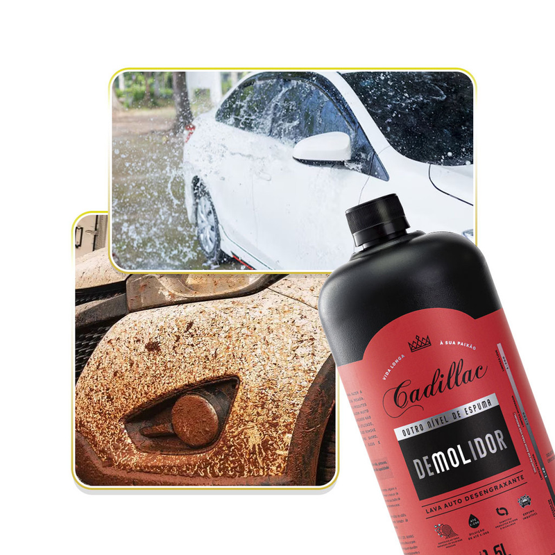Shampoo Automotivo Sujeira Pesada Demolidor 500ML Cadillac