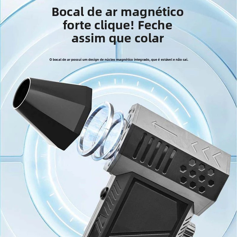Ventilador Soprador De Ar Turbo Sem Fio Portátil 130000 RPM